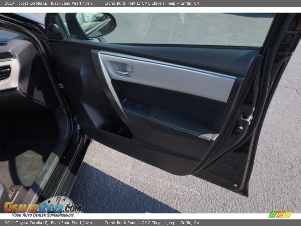 2014 Toyota Corolla LE Black Sand Pearl / Ash Photo #18