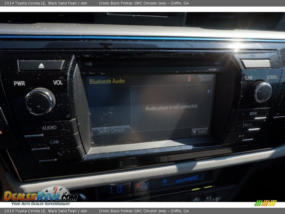 2014 Toyota Corolla LE Black Sand Pearl / Ash Photo #20