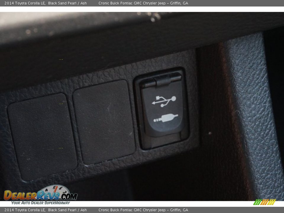 2014 Toyota Corolla LE Black Sand Pearl / Ash Photo #22