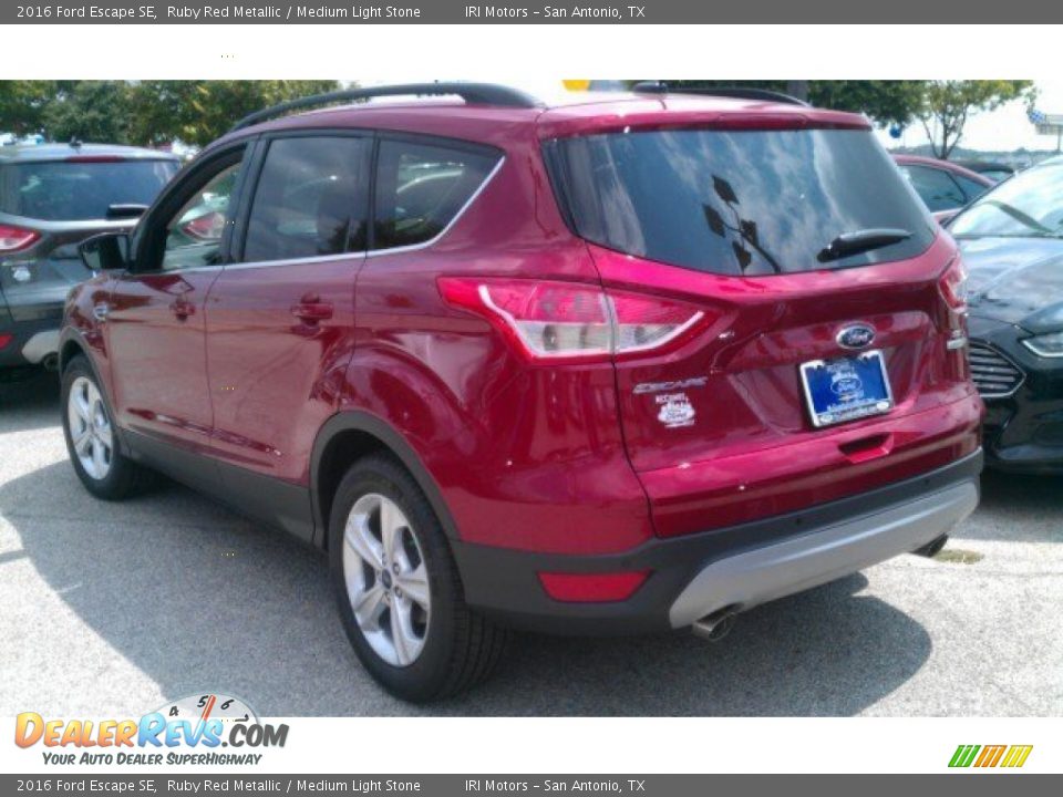 2016 Ford Escape SE Ruby Red Metallic / Medium Light Stone Photo #6