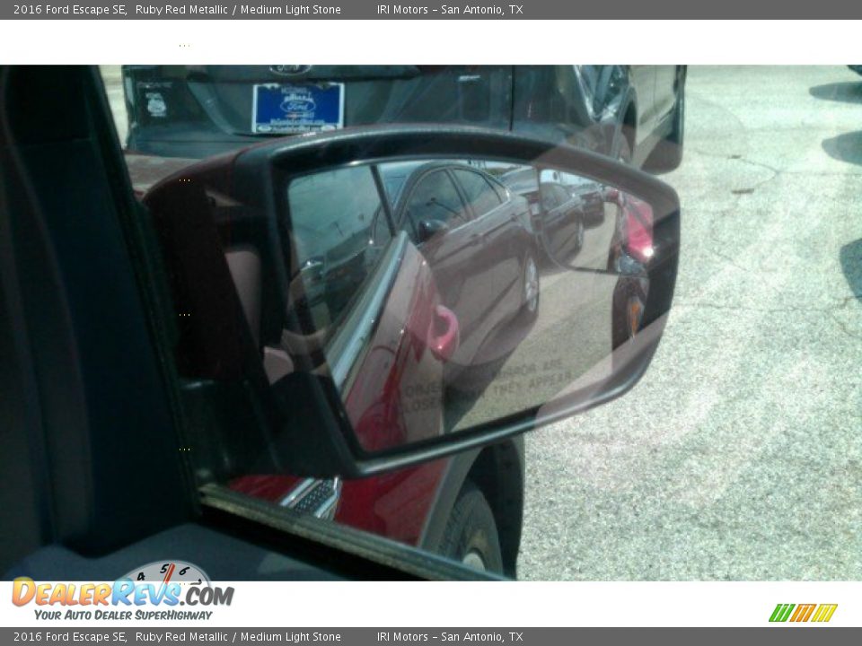 2016 Ford Escape SE Ruby Red Metallic / Medium Light Stone Photo #16