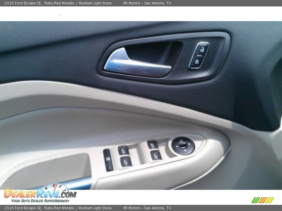 2016 Ford Escape SE Ruby Red Metallic / Medium Light Stone Photo #23