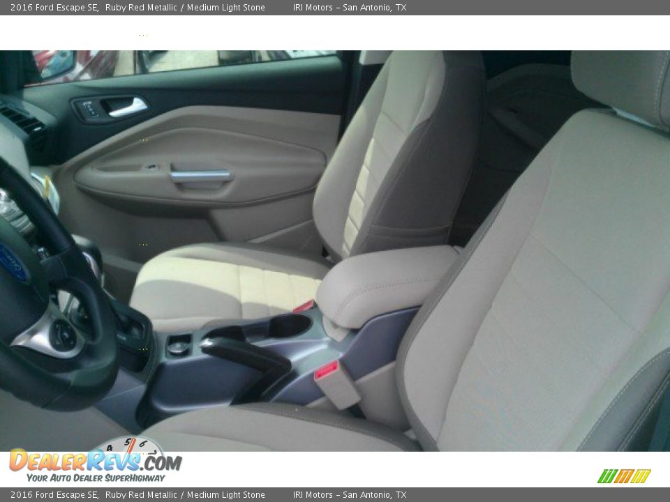 2016 Ford Escape SE Ruby Red Metallic / Medium Light Stone Photo #26