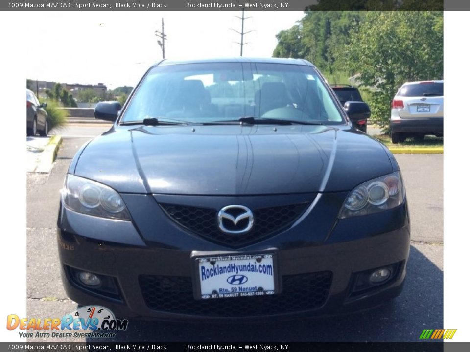 2009 Mazda MAZDA3 i Sport Sedan Black Mica / Black Photo #2