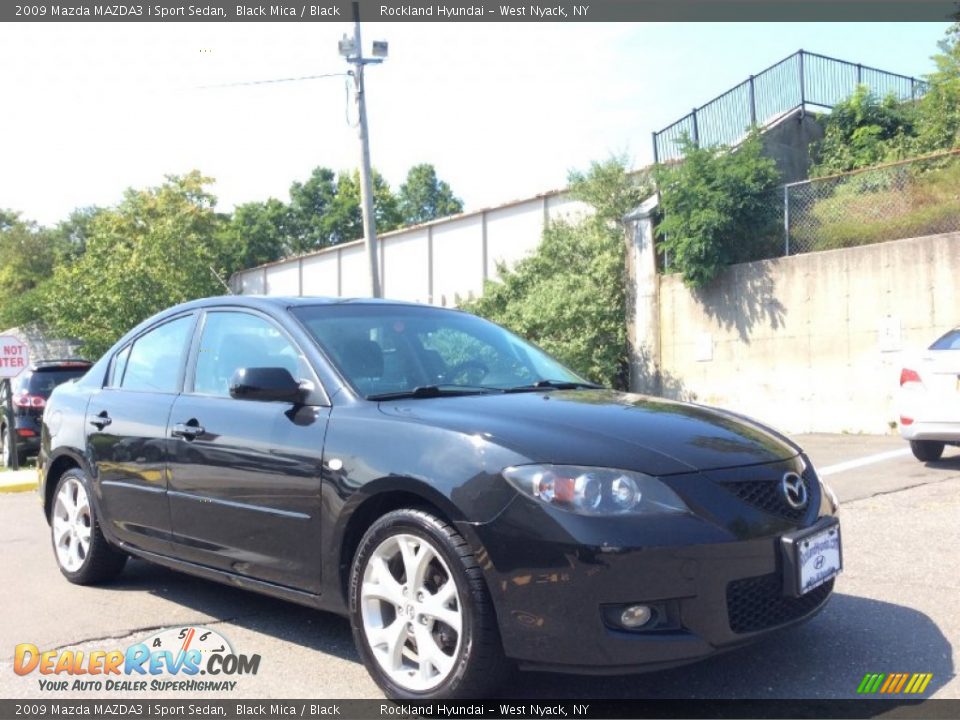 2009 Mazda MAZDA3 i Sport Sedan Black Mica / Black Photo #3