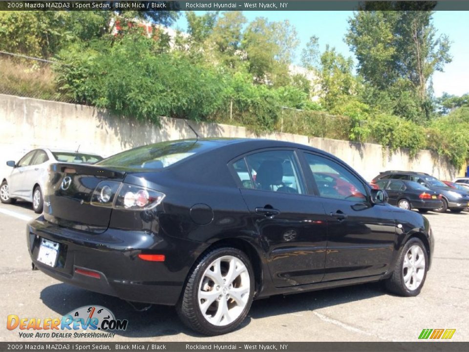 2009 Mazda MAZDA3 i Sport Sedan Black Mica / Black Photo #4