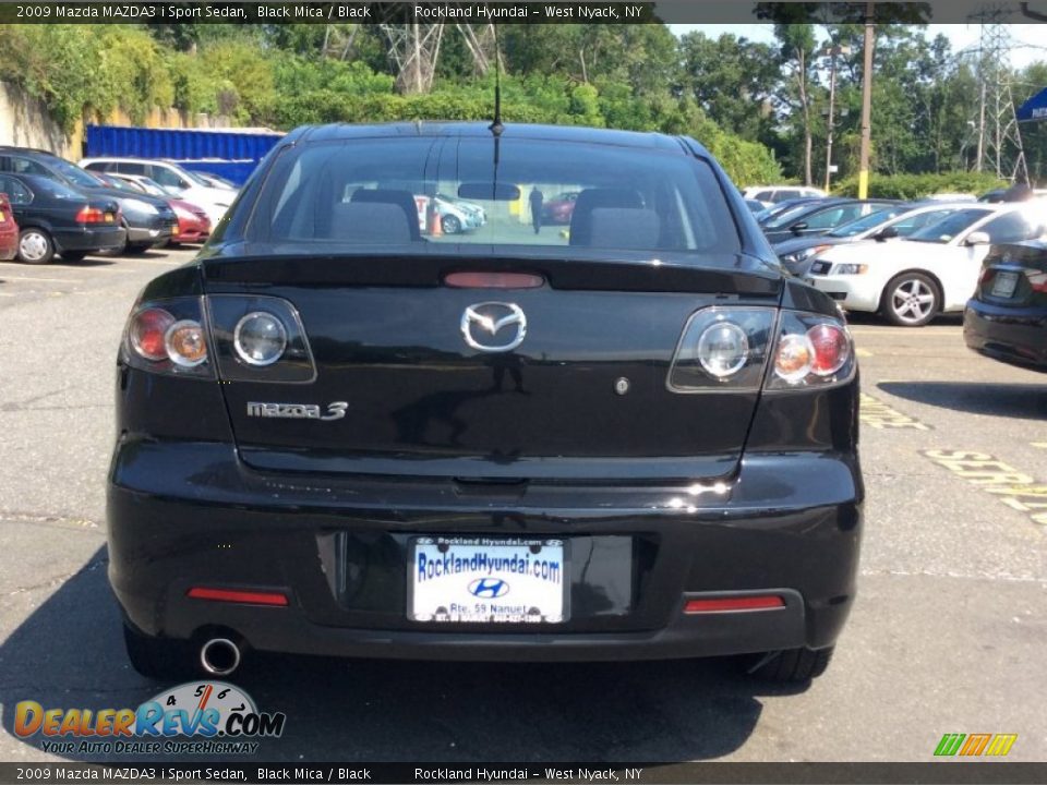 2009 Mazda MAZDA3 i Sport Sedan Black Mica / Black Photo #5