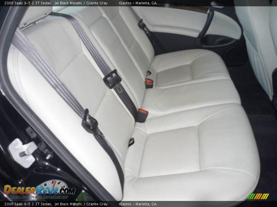 2006 Saab 9-5 2.3T Sedan Jet Black Metallic / Granite Gray Photo #19