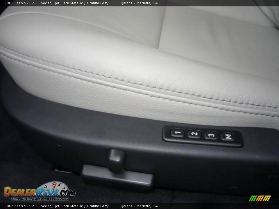 2006 Saab 9-5 2.3T Sedan Jet Black Metallic / Granite Gray Photo #20