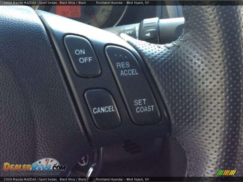 2009 Mazda MAZDA3 i Sport Sedan Black Mica / Black Photo #19