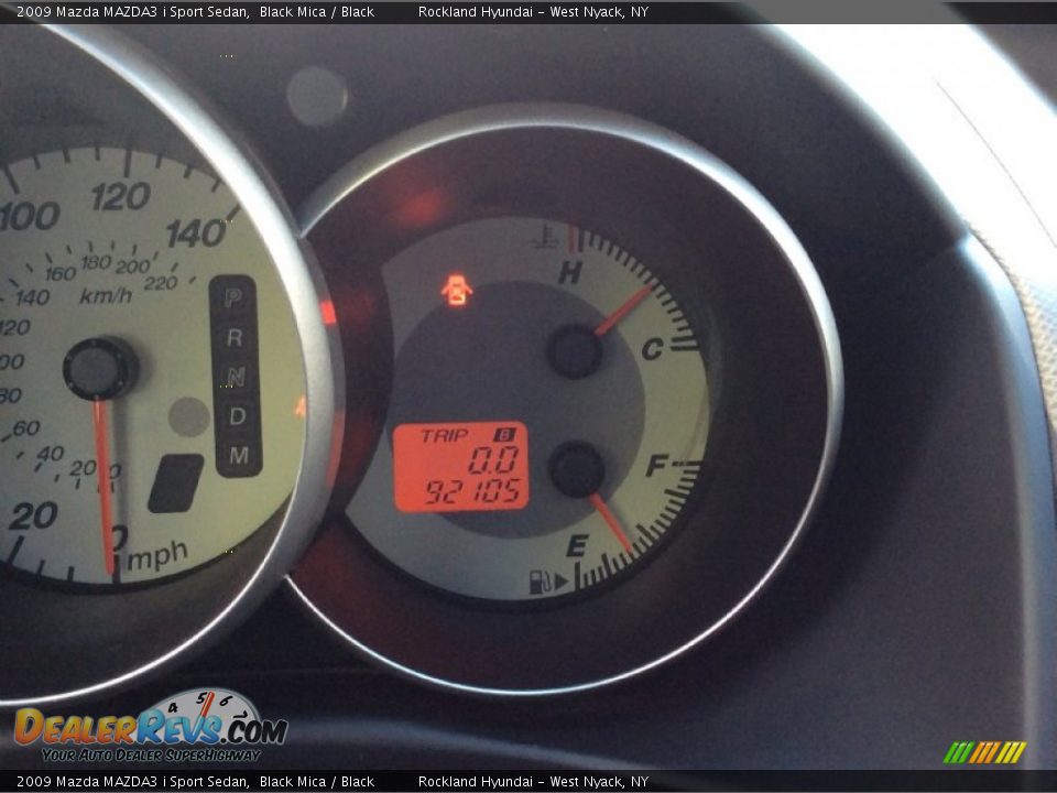 2009 Mazda MAZDA3 i Sport Sedan Black Mica / Black Photo #20
