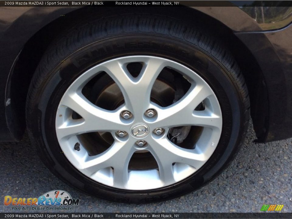 2009 Mazda MAZDA3 i Sport Sedan Black Mica / Black Photo #28