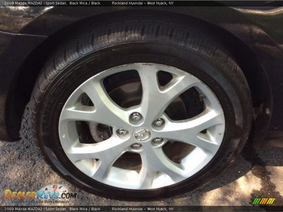 2009 Mazda MAZDA3 i Sport Sedan Black Mica / Black Photo #29