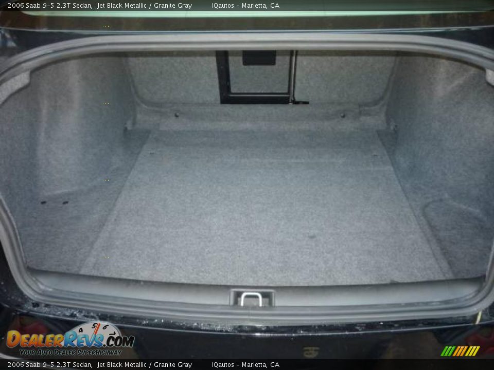 2006 Saab 9-5 2.3T Sedan Jet Black Metallic / Granite Gray Photo #25