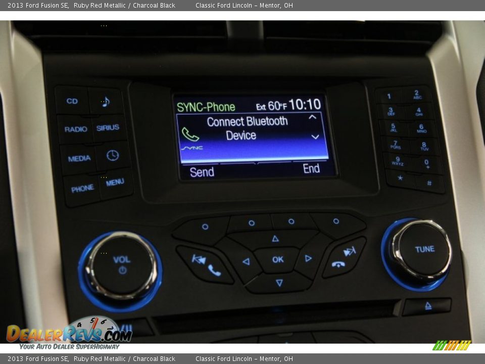 2013 Ford Fusion SE Ruby Red Metallic / Charcoal Black Photo #9