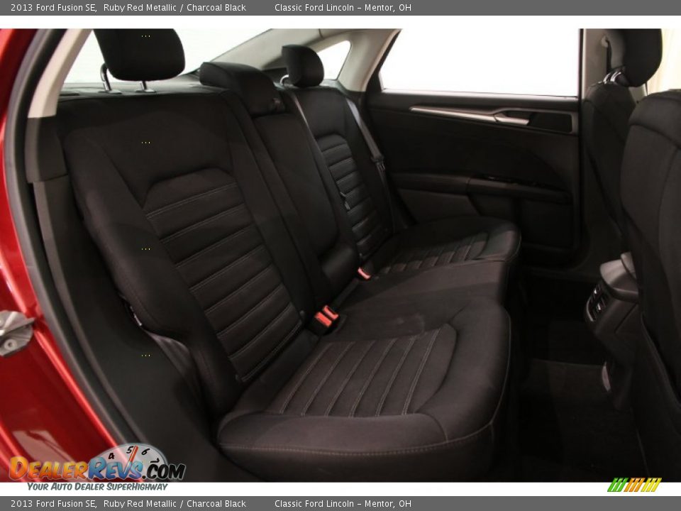 2013 Ford Fusion SE Ruby Red Metallic / Charcoal Black Photo #12