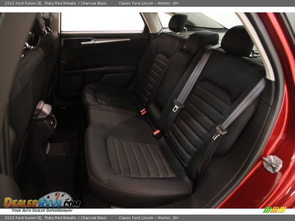 2013 Ford Fusion SE Ruby Red Metallic / Charcoal Black Photo #13