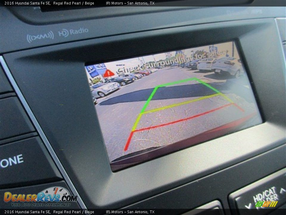 2016 Hyundai Santa Fe SE Regal Red Pearl / Beige Photo #18