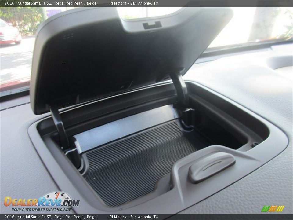 2016 Hyundai Santa Fe SE Regal Red Pearl / Beige Photo #19