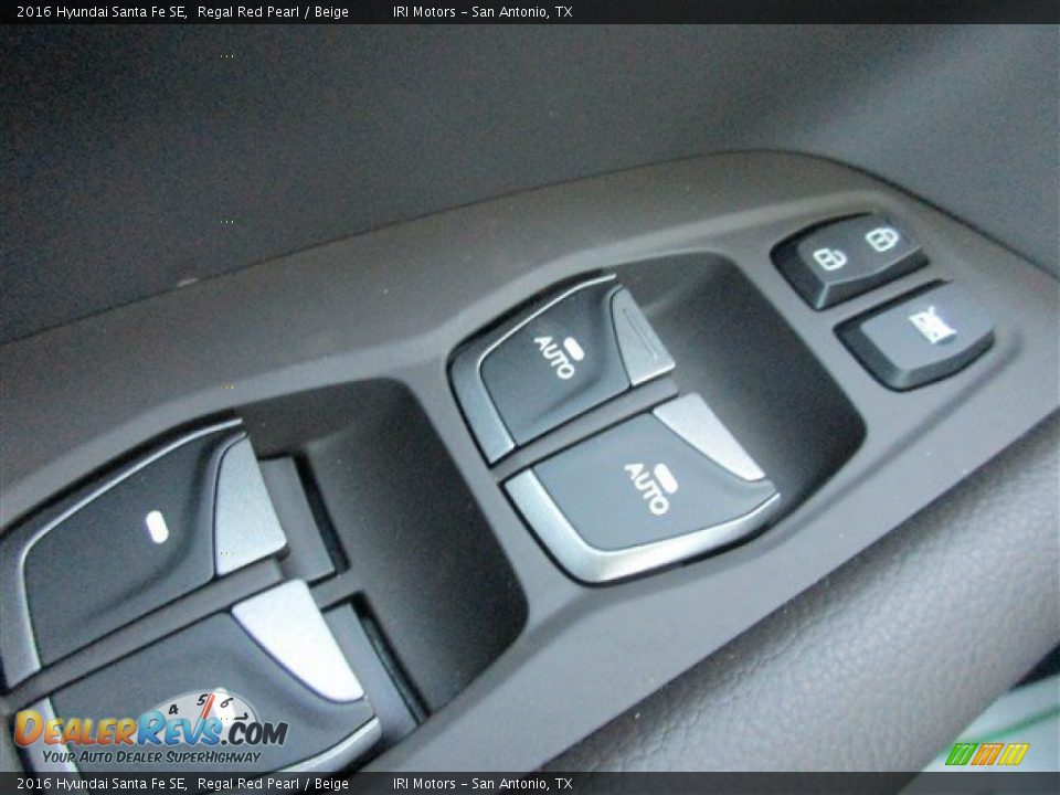 2016 Hyundai Santa Fe SE Regal Red Pearl / Beige Photo #23