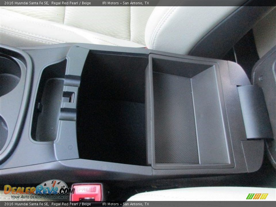 2016 Hyundai Santa Fe SE Regal Red Pearl / Beige Photo #24