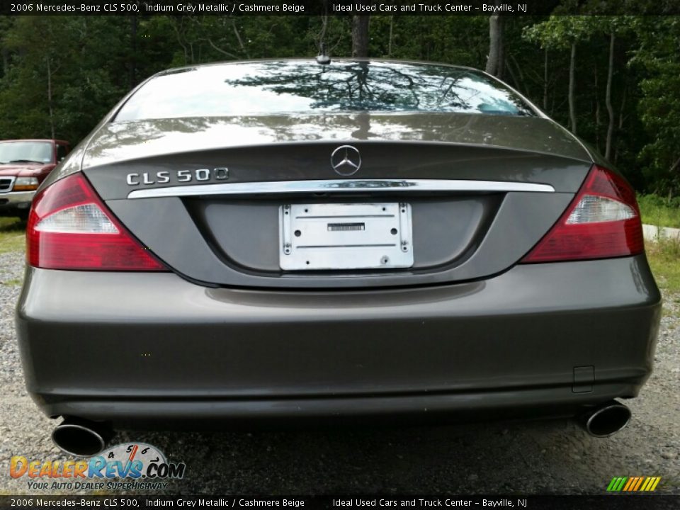 2006 Mercedes-Benz CLS 500 Indium Grey Metallic / Cashmere Beige Photo #8