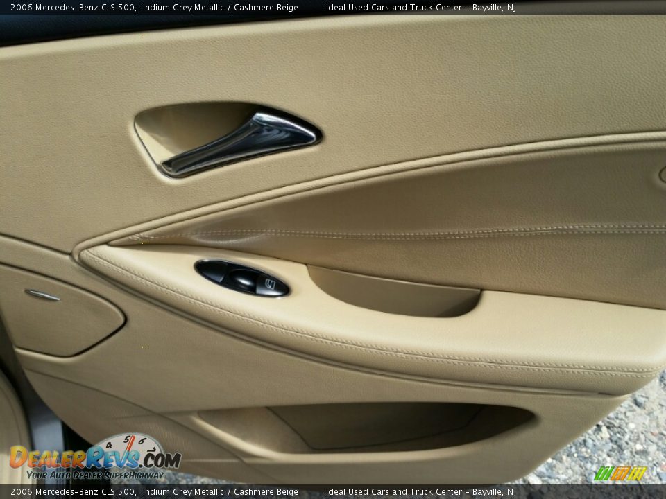 2006 Mercedes-Benz CLS 500 Indium Grey Metallic / Cashmere Beige Photo #13