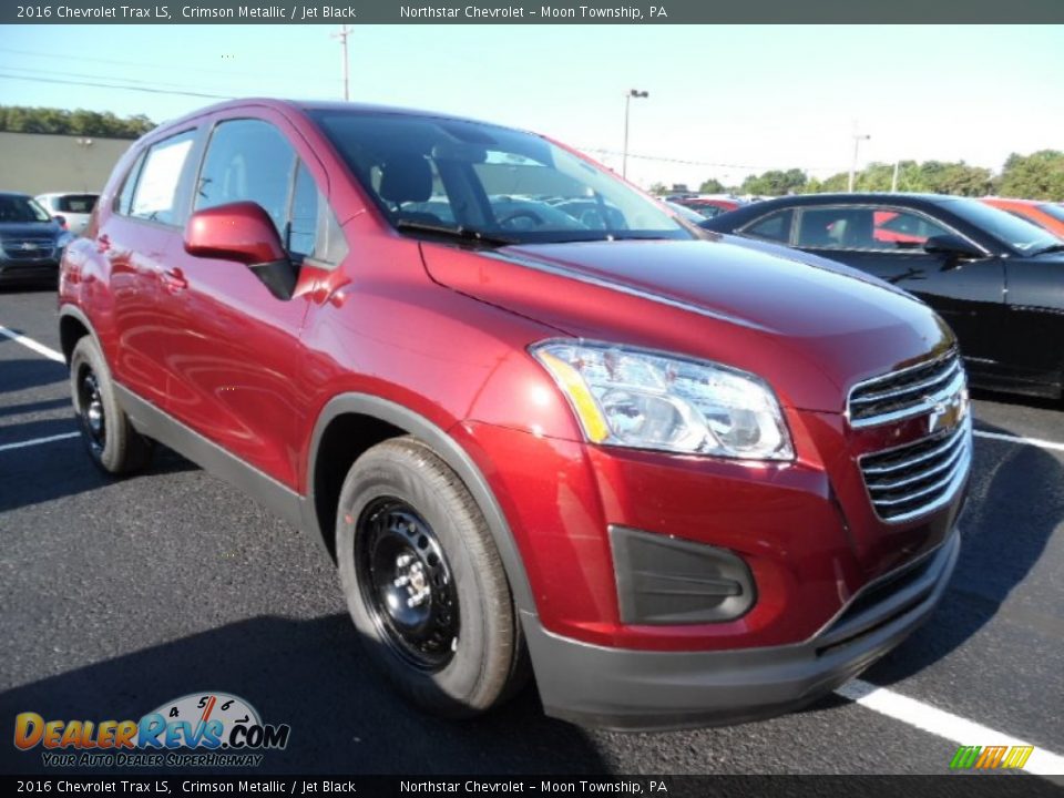 2016 Chevrolet Trax LS Crimson Metallic / Jet Black Photo #3