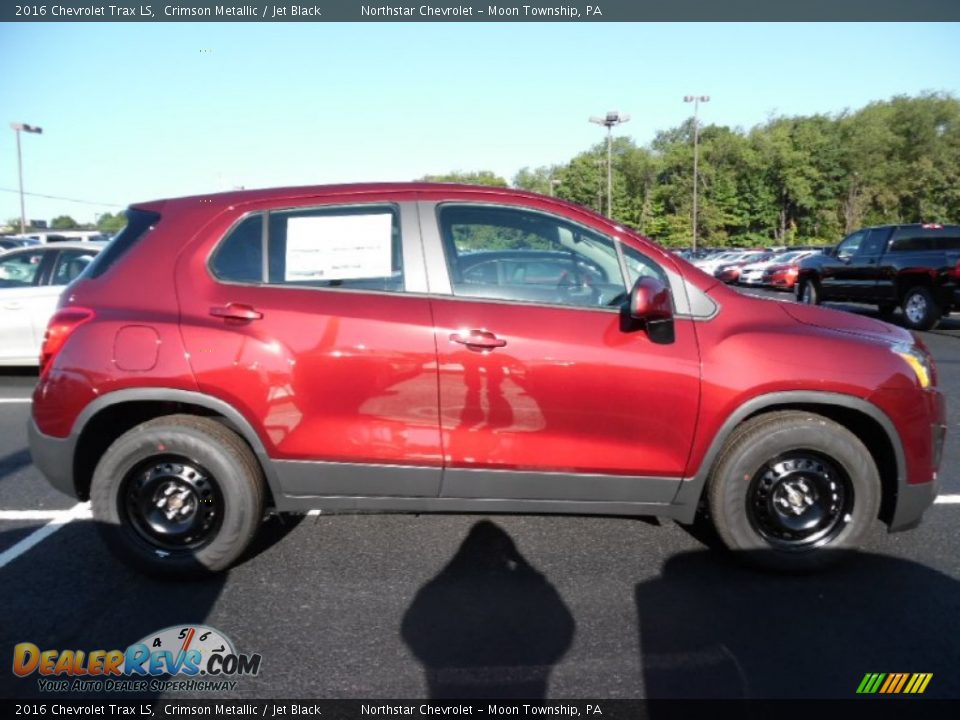 2016 Chevrolet Trax LS Crimson Metallic / Jet Black Photo #4