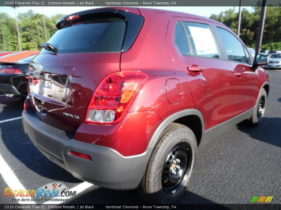2016 Chevrolet Trax LS Crimson Metallic / Jet Black Photo #6