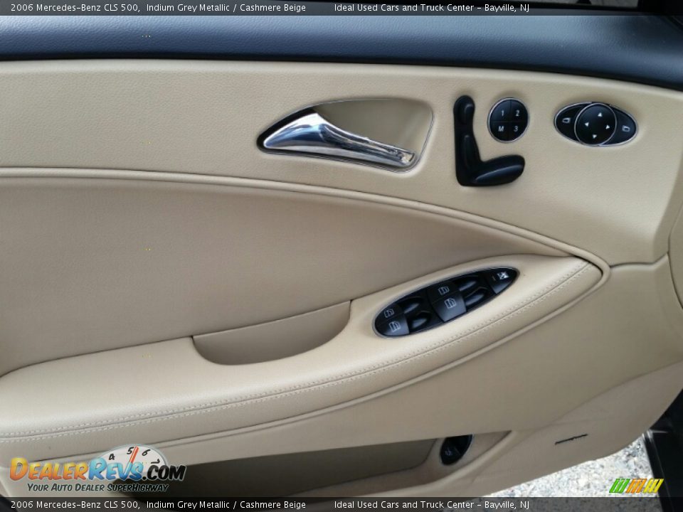 2006 Mercedes-Benz CLS 500 Indium Grey Metallic / Cashmere Beige Photo #19