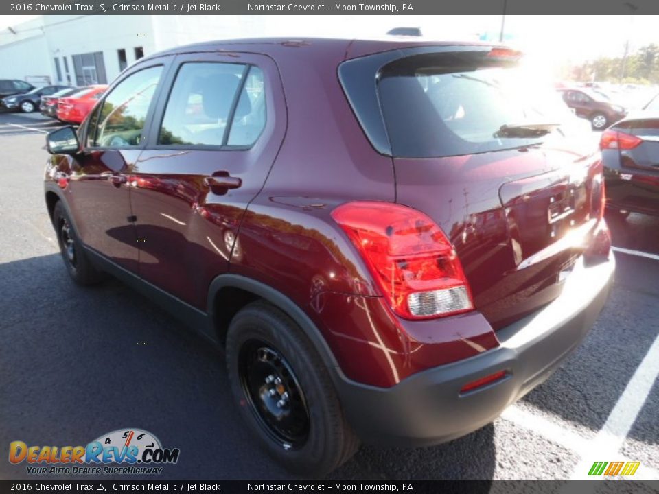 2016 Chevrolet Trax LS Crimson Metallic / Jet Black Photo #9