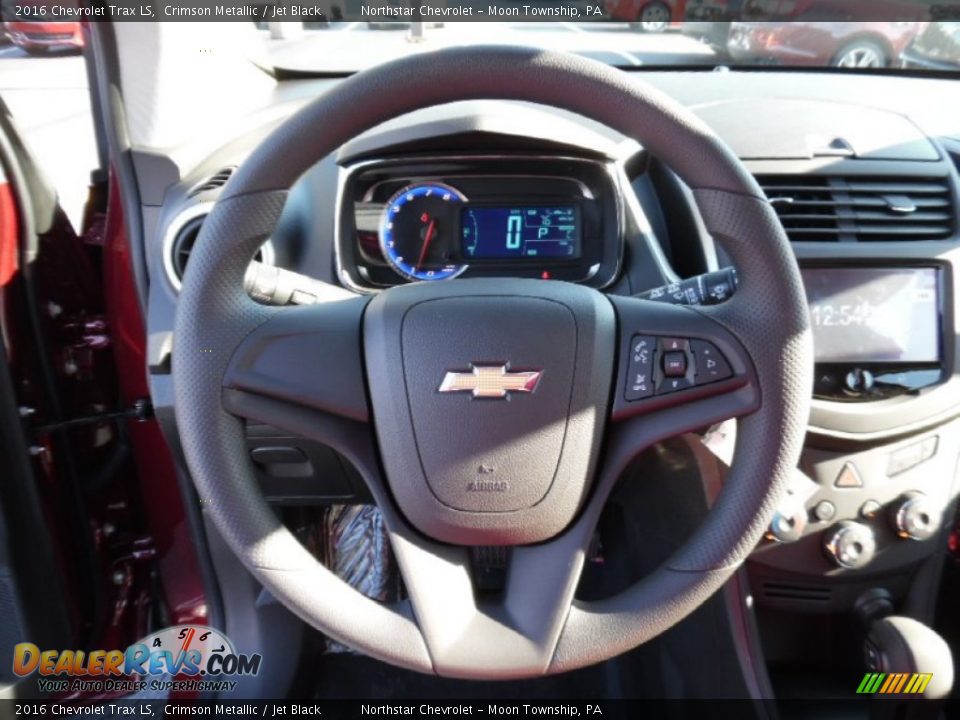 2016 Chevrolet Trax LS Crimson Metallic / Jet Black Photo #17