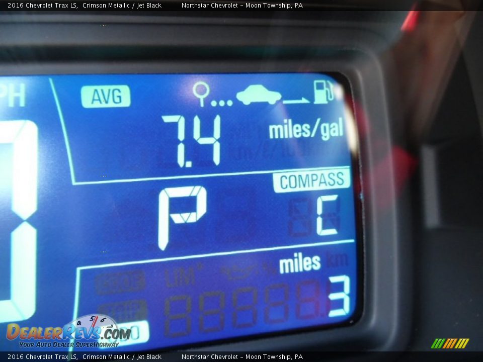 2016 Chevrolet Trax LS Crimson Metallic / Jet Black Photo #20