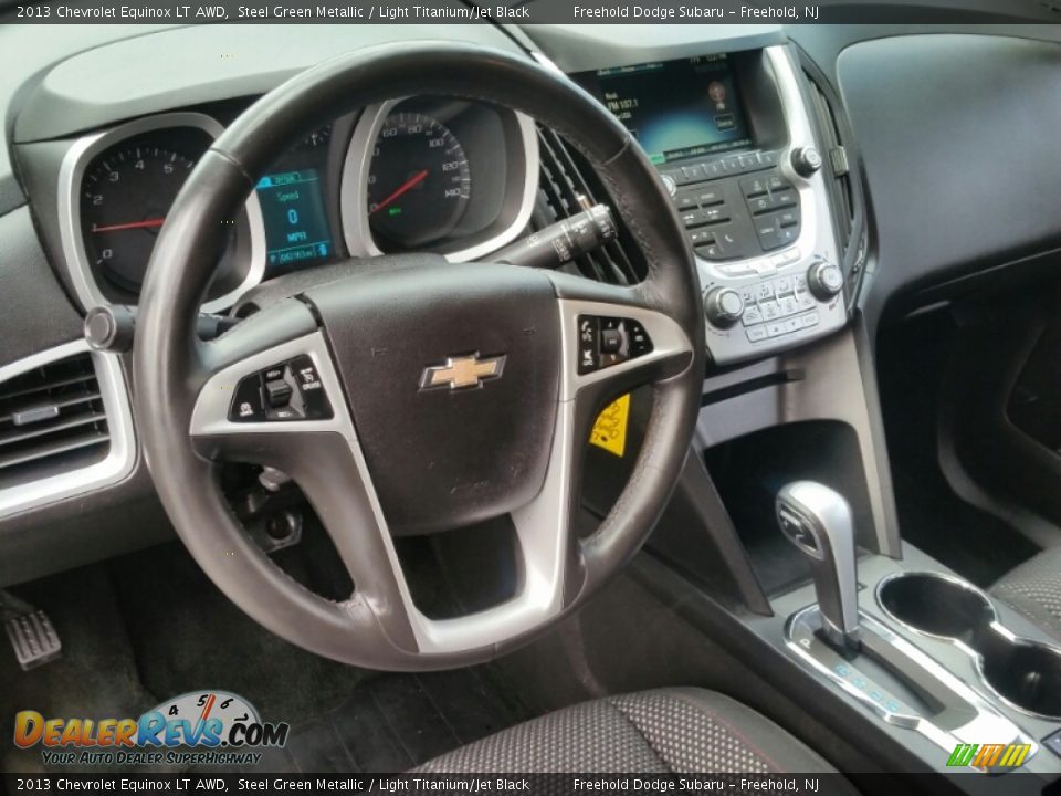 2013 Chevrolet Equinox LT AWD Steel Green Metallic / Light Titanium/Jet Black Photo #15