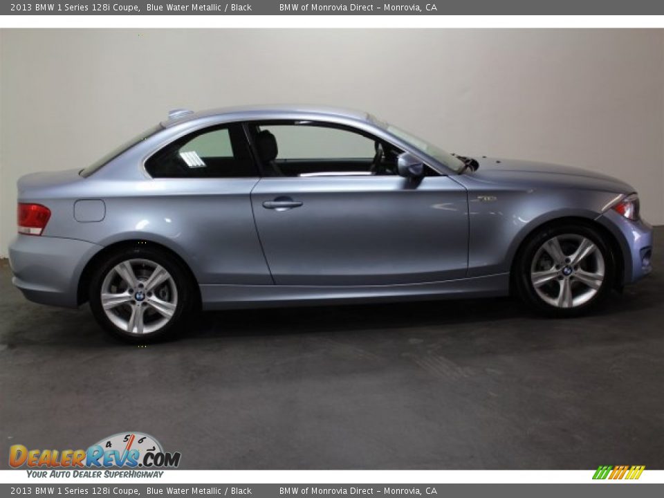 2013 BMW 1 Series 128i Coupe Blue Water Metallic / Black Photo #2