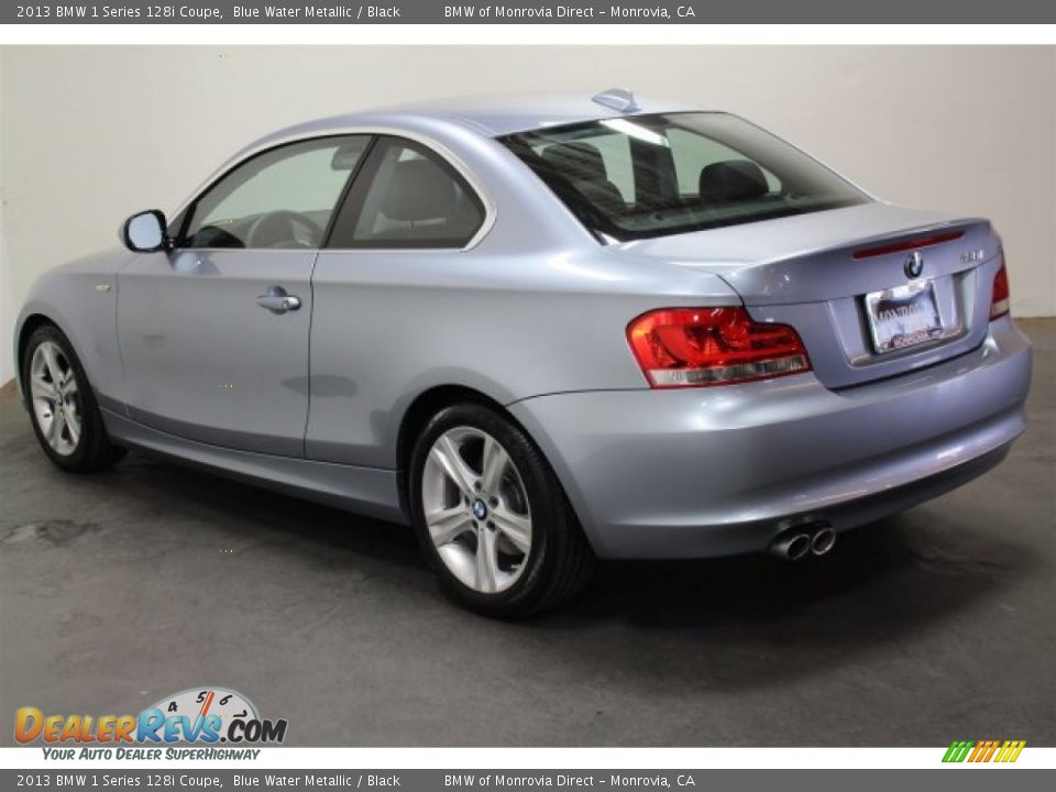2013 BMW 1 Series 128i Coupe Blue Water Metallic / Black Photo #3