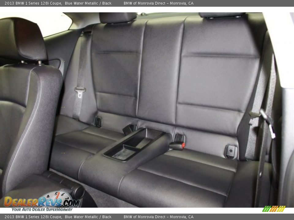 2013 BMW 1 Series 128i Coupe Blue Water Metallic / Black Photo #13