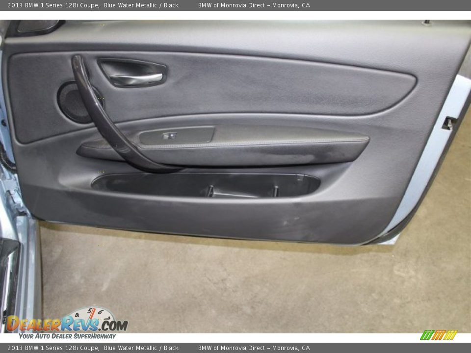 2013 BMW 1 Series 128i Coupe Blue Water Metallic / Black Photo #15