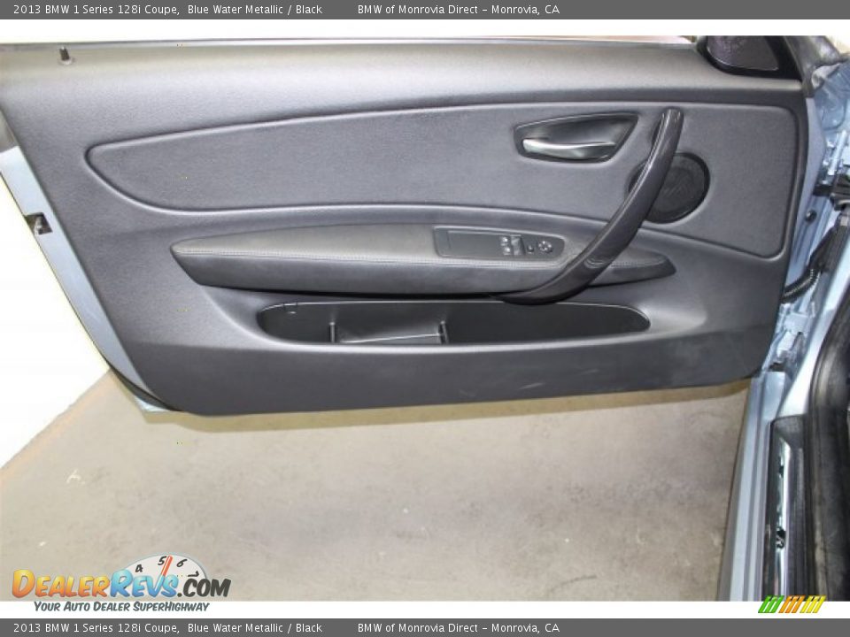 2013 BMW 1 Series 128i Coupe Blue Water Metallic / Black Photo #16