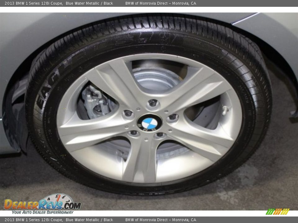 2013 BMW 1 Series 128i Coupe Blue Water Metallic / Black Photo #20