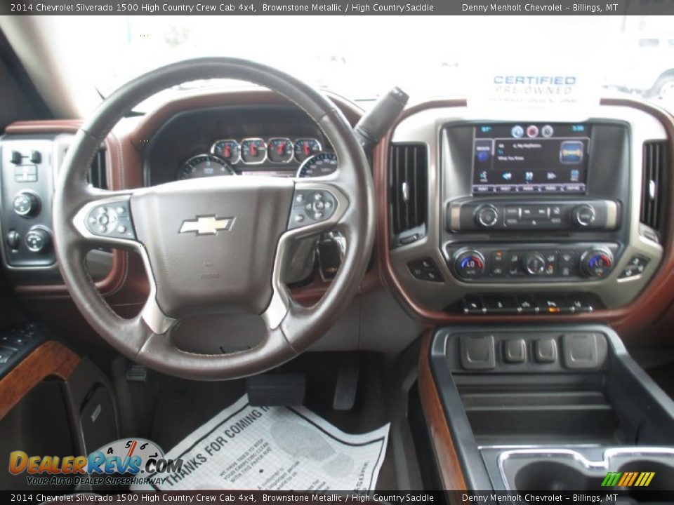 2014 Chevrolet Silverado 1500 High Country Crew Cab 4x4 Brownstone Metallic / High Country Saddle Photo #10