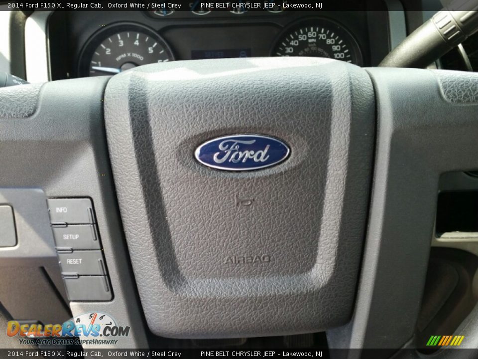 2014 Ford F150 XL Regular Cab Oxford White / Steel Grey Photo #20
