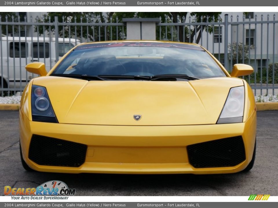 2004 Lamborghini Gallardo Coupe Giallo Halys (Yellow) / Nero Perseus Photo #5