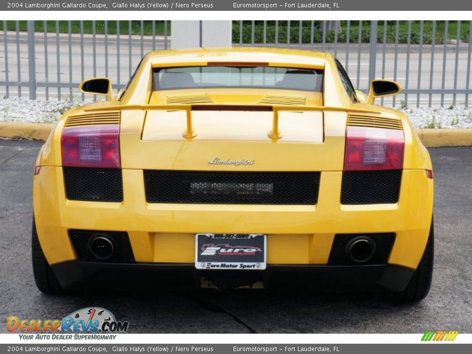 2004 Lamborghini Gallardo Coupe Giallo Halys (Yellow) / Nero Perseus Photo #7