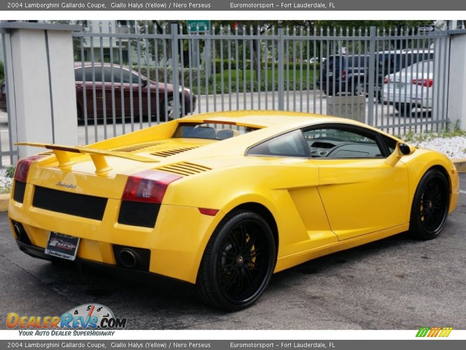 2004 Lamborghini Gallardo Coupe Giallo Halys (Yellow) / Nero Perseus Photo #8