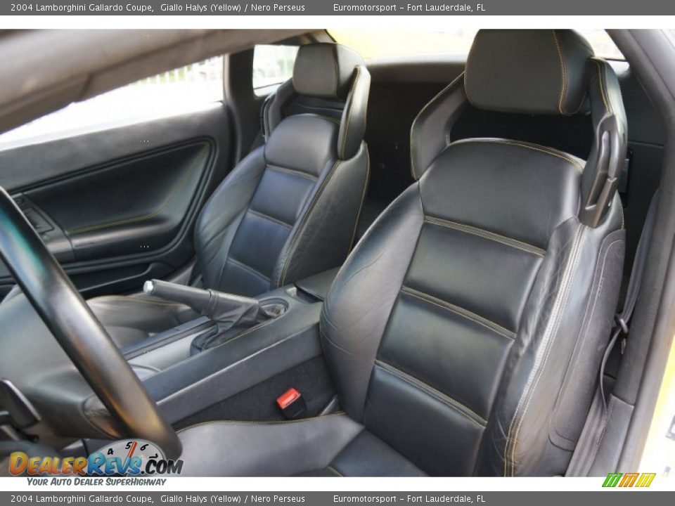 2004 Lamborghini Gallardo Coupe Giallo Halys (Yellow) / Nero Perseus Photo #12