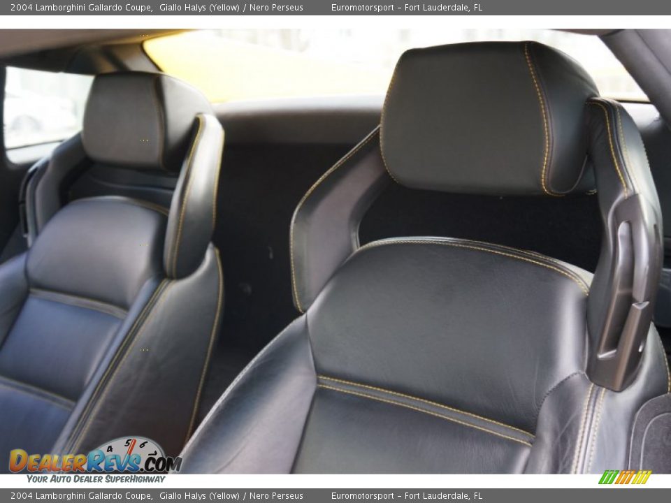 2004 Lamborghini Gallardo Coupe Giallo Halys (Yellow) / Nero Perseus Photo #13