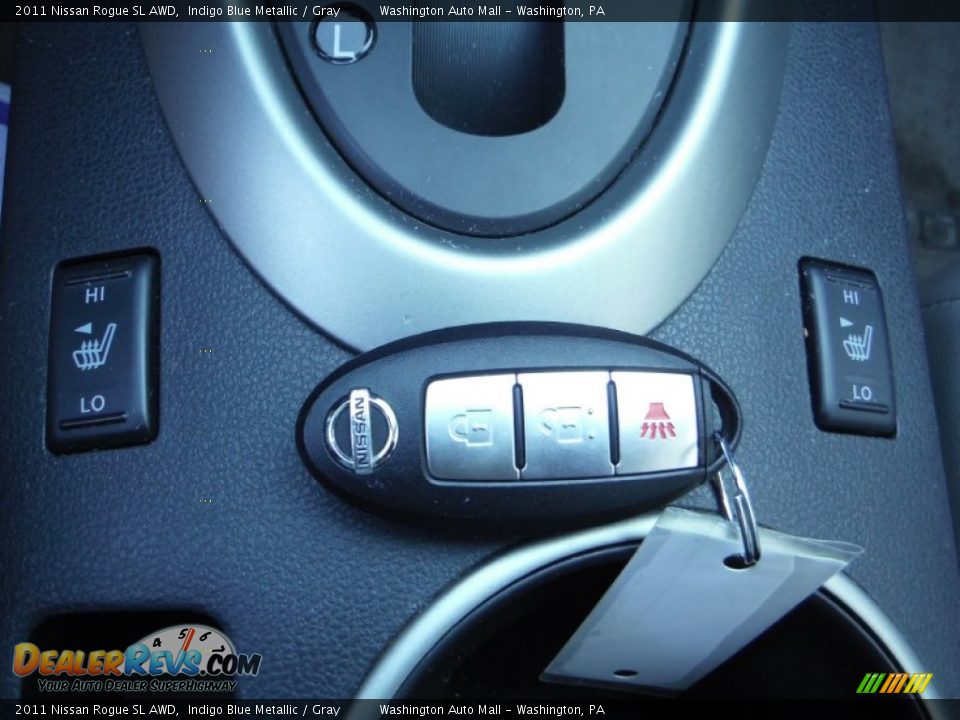 2011 Nissan Rogue SL AWD Indigo Blue Metallic / Gray Photo #17