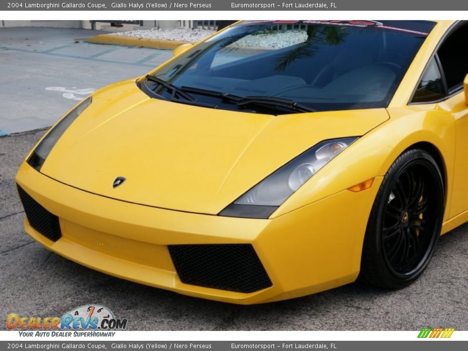 2004 Lamborghini Gallardo Coupe Giallo Halys (Yellow) / Nero Perseus Photo #18